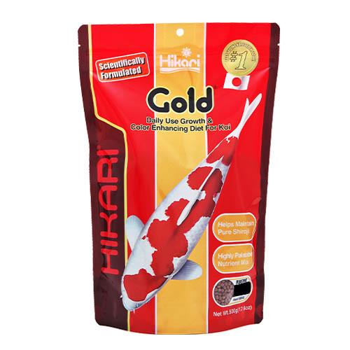 Корм для окраса рыб Hikari Gold со спирулиной 500 г Medium M 5,0-5,5 мм