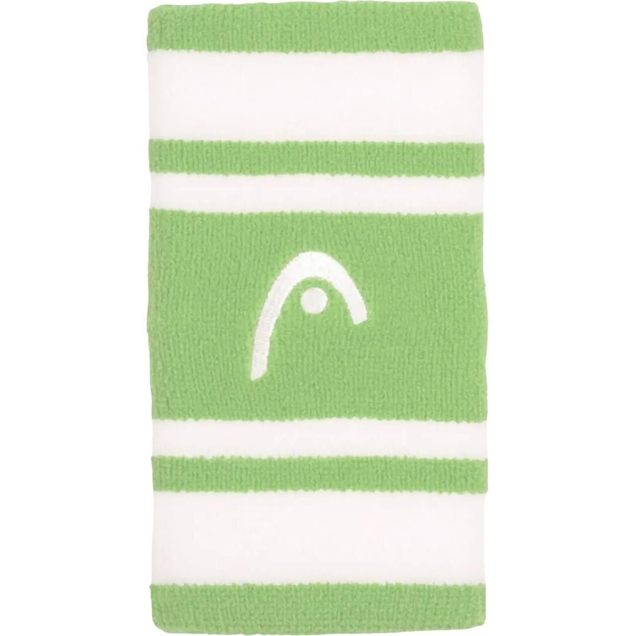 Напульсники Head WRISTBAND STRIPED 5" 2 шт. Салатово-белый (285875)