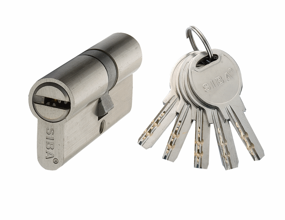 Комплект врезного замка с ручками SIBA Saros 85 мм, матовый никель/хром (A34 3 22 07 85 мм SET) - фото 3 Комплект врезного замка с ручками SIBA Saros 85 мм, матовый никель/хром (A34 3 22 07 85 мм SET) - фото 3