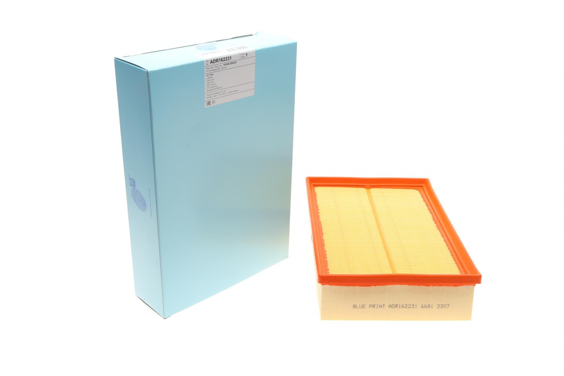 Фильтр воздушный BLUE PRINT для Renault Master/Opel Movano 2,3CDTI 10- (ADR162231)