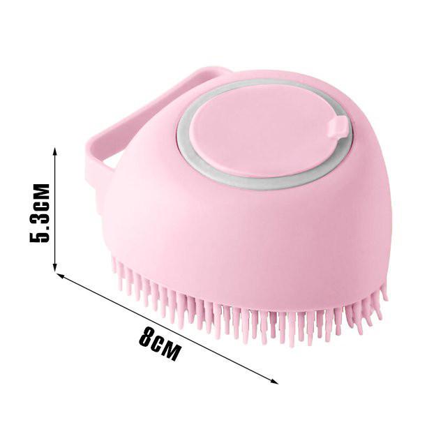 Щетка для купания собаки Suprettoс дозатором шампуня Розовый (1588023863) - фото 10 Щетка для купания собаки Suprettoс дозатором шампуня Розовый (1588023863) - фото 10