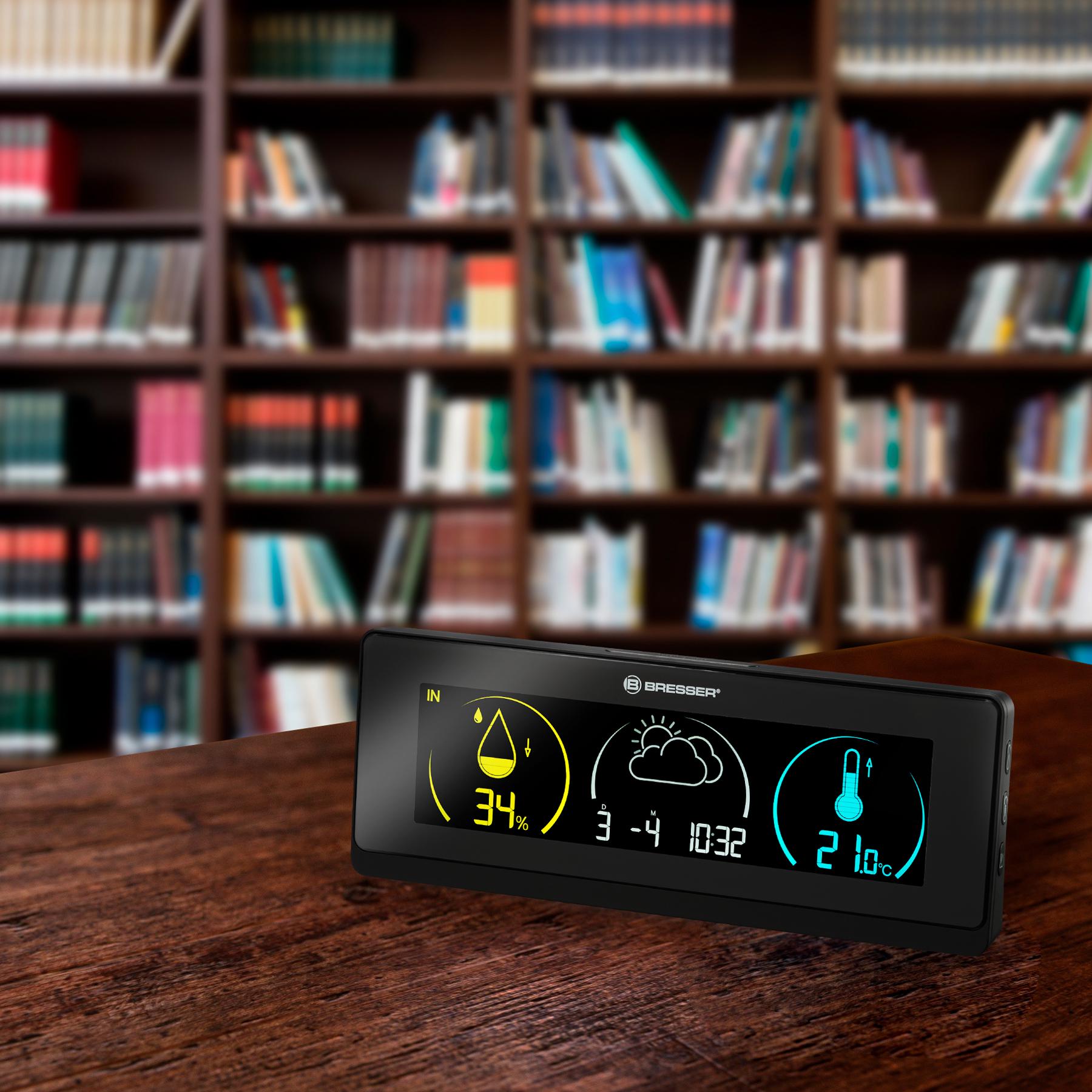 Метеостанция Bresser Colour Temeo Life Black (7008001CM3000) - фото 9 Метеостанция Bresser Colour Temeo Life Black (7008001CM3000) - фото 9