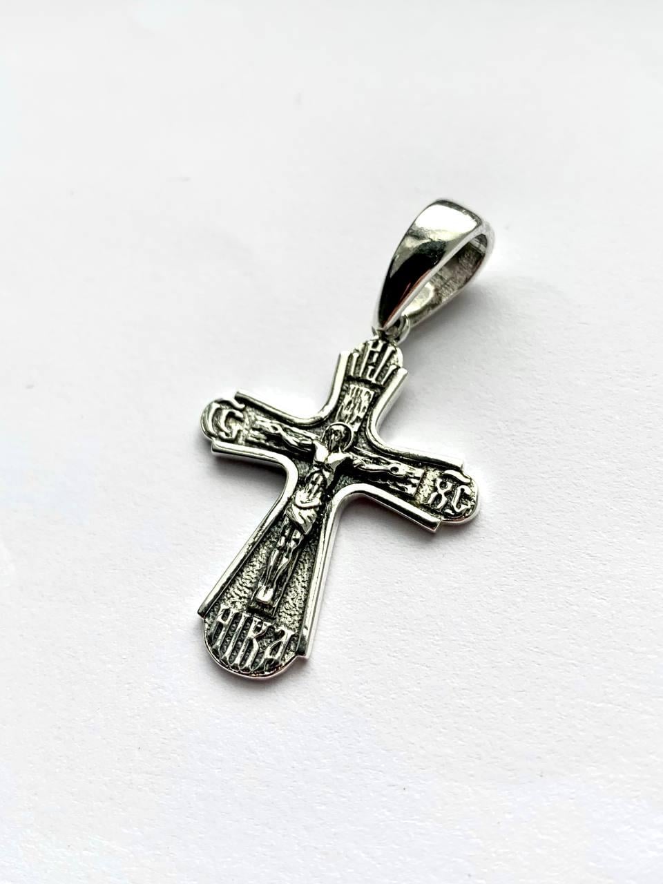 Хрестик православний срібний (КДУ-38)