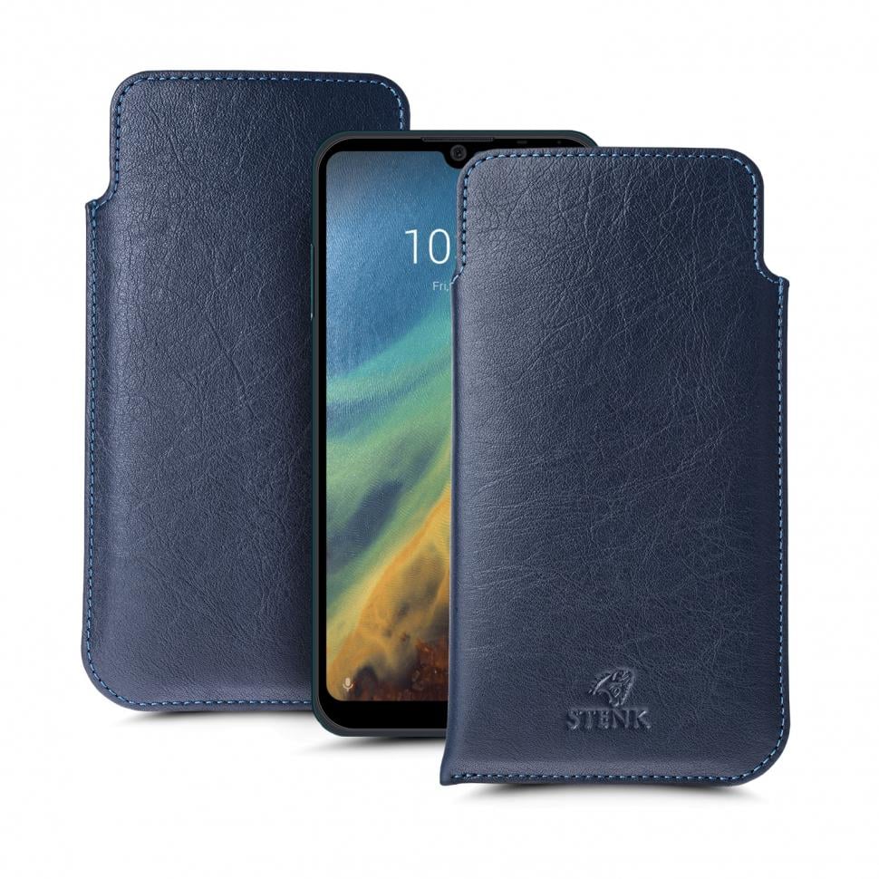 Футляр Stenk Elegance для ZTE Blade A5 (2020) Синий (66006)