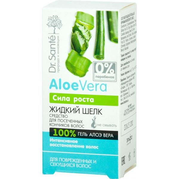 Сыворотка Dr.Sante Aloe Vera Жидкий шелк Сила роста 30 мл (4823015923135)