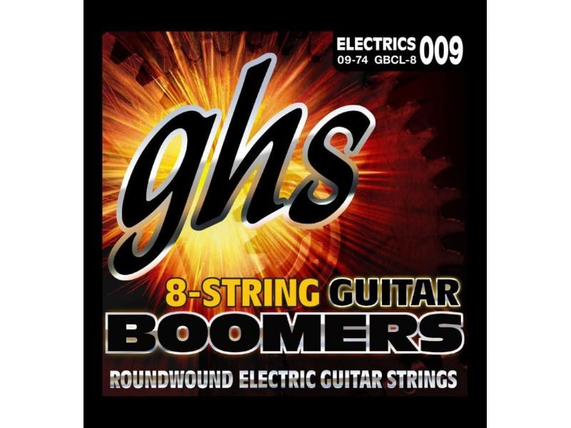 Струны GHS Boomers GBCL-8 9-74 8-string