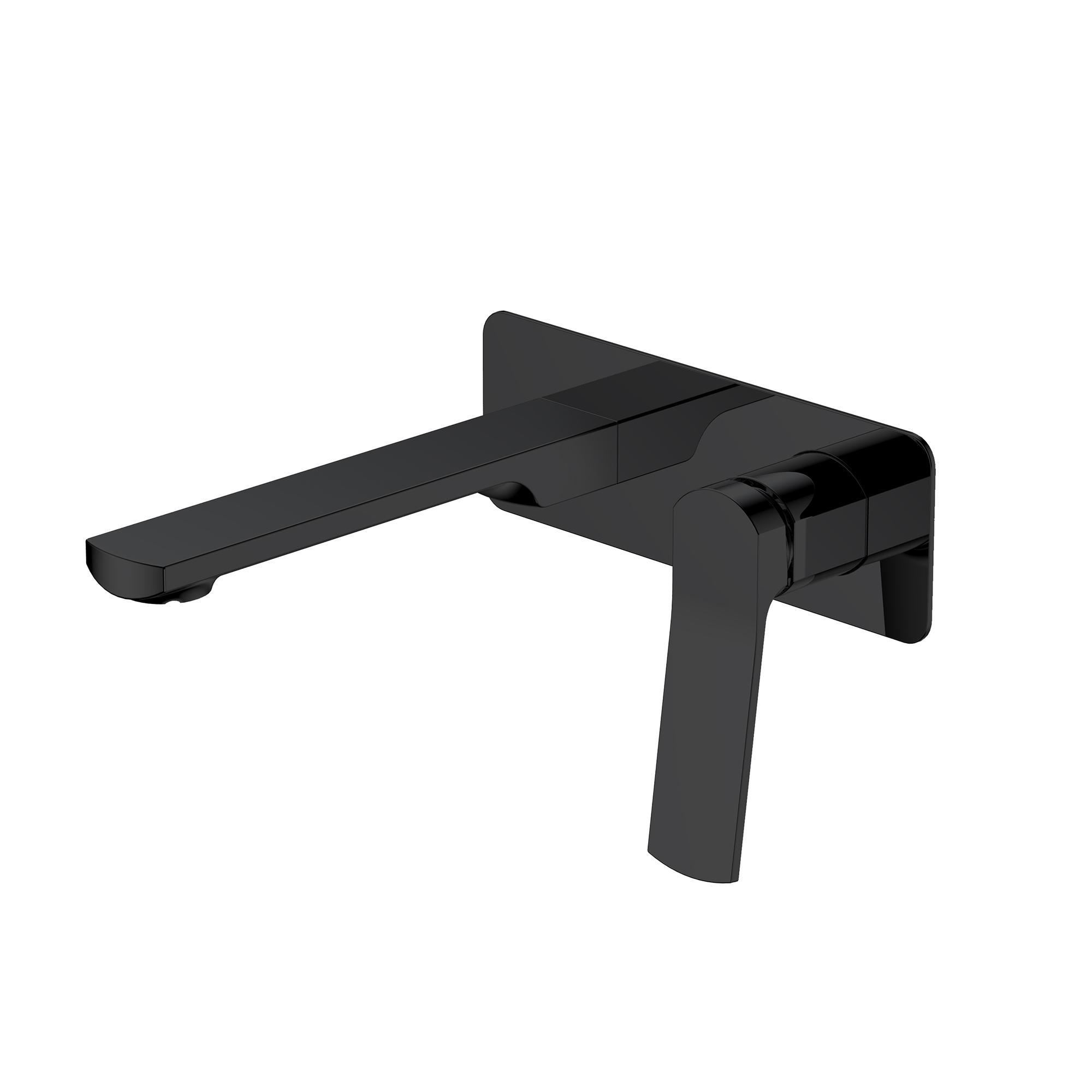 Смеситель для раковины Qtap Slavonice скрытого монтажа Black Matt (QTSLA3040103DB)