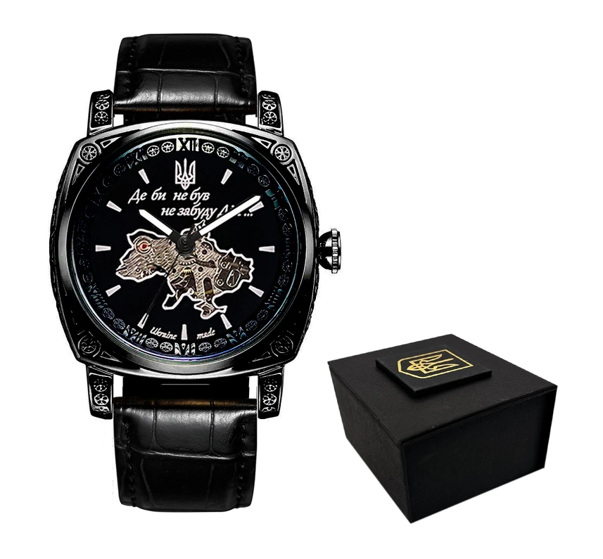 Наручний годинник Awarder 021 "Де би не був" All Black (364)