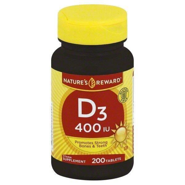 Витамин D Nature's Reward Vitamin D3 400 IU 200 таб. (000020293)