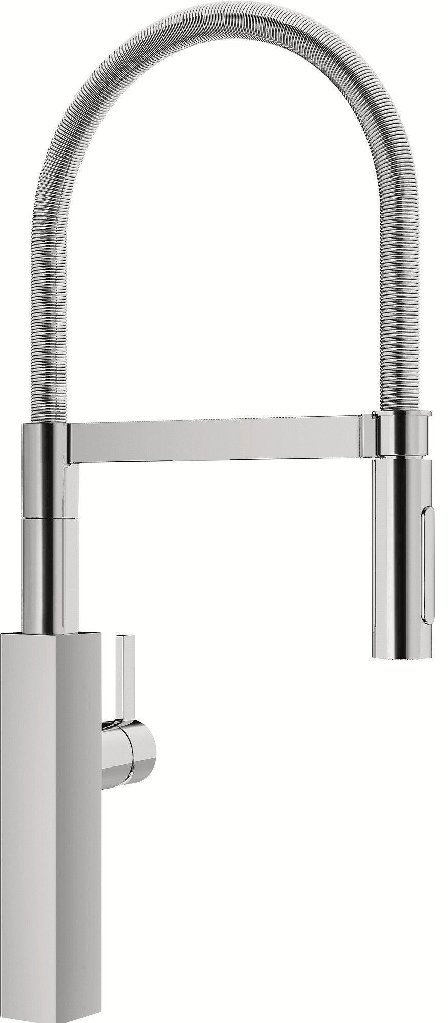 Кухонный смеситель Franke Crystal Semi-Pro с гибким изливом и функцией душа Хром (115.0474.625)