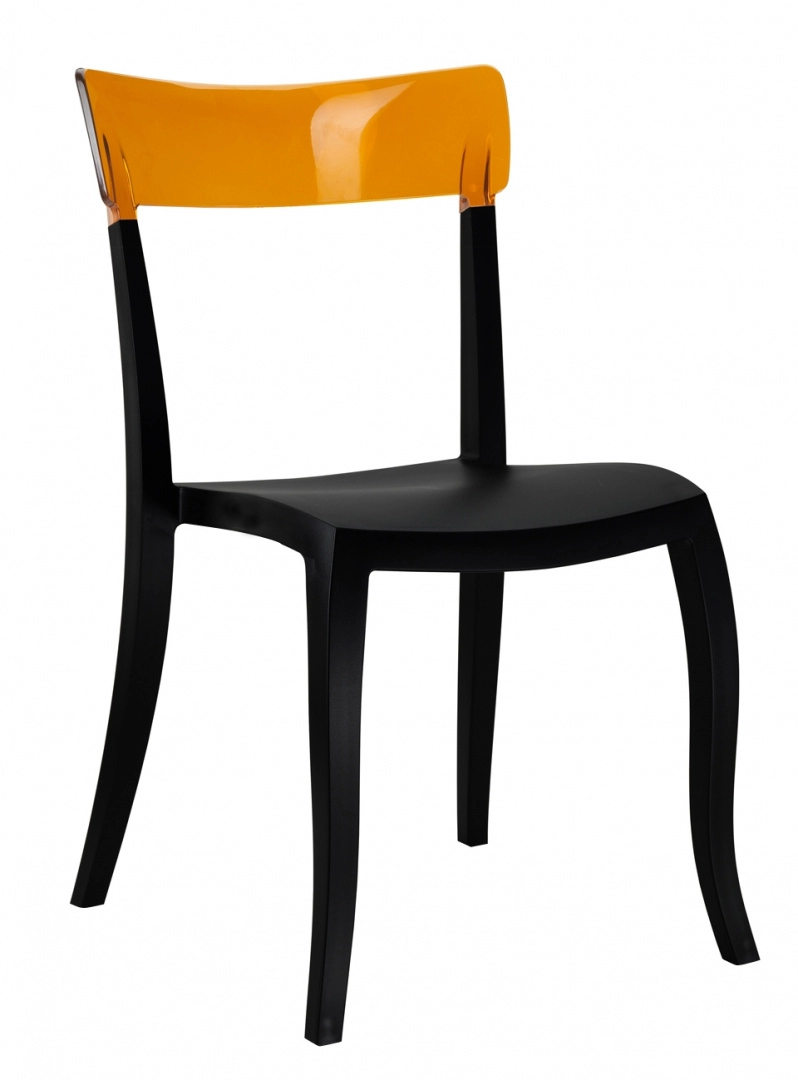 Стул Litolan Papatya Hera-SP Black Оранжевый (DR002070)