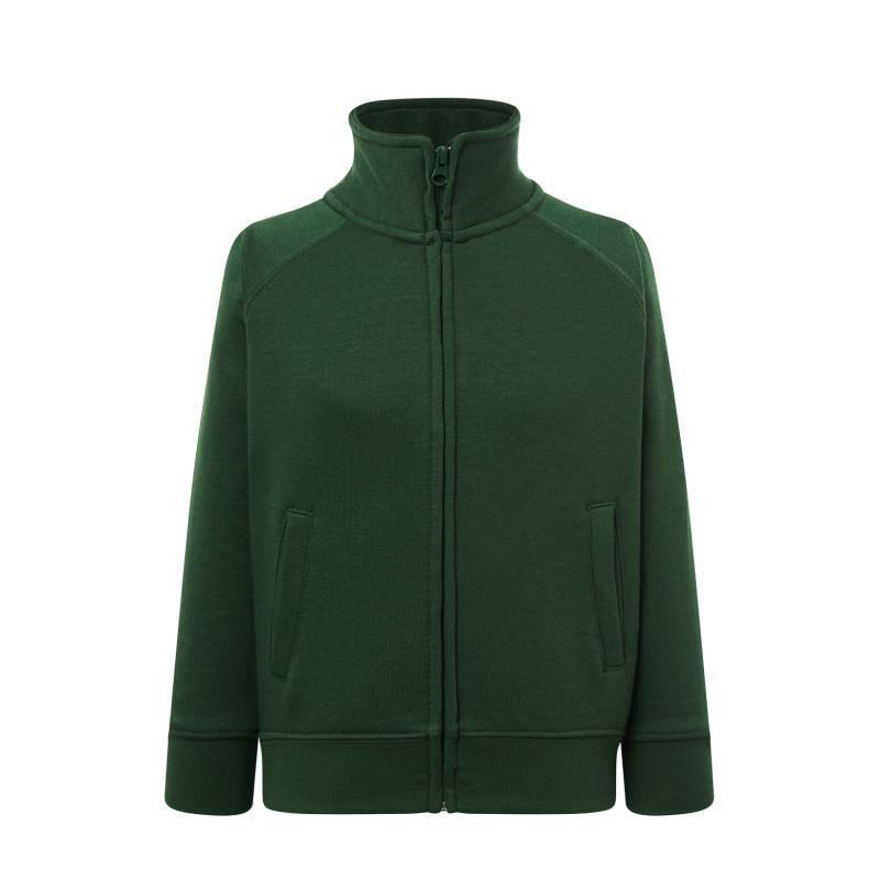 Кофта детская JHK KID FULL ZIP SWEATSHIRT 12/14 Темно-зеленый (BG)