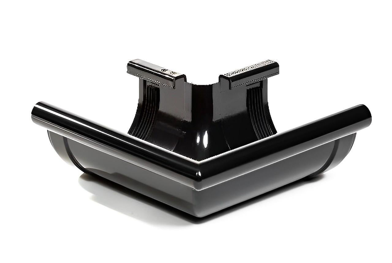 Угол желоба внешний 90° PROFiL 130 мм Черный (70000082)