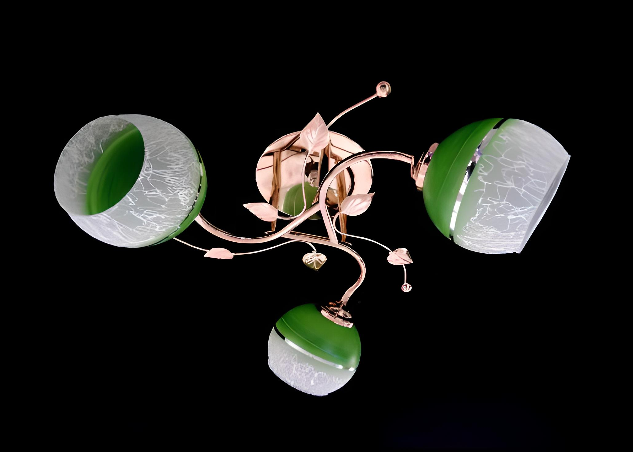 Люстра стельова Sirius Ю 9392А/3 на 3 плафона