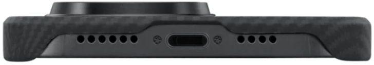 Чехол-накладка Pitaka MagEZ Case 3 Twill 600D Black/Grey for iPhone 14 Pro (KI1401PA) - фото 5 Чехол-накладка Pitaka MagEZ Case 3 Twill 600D Black/Grey for iPhone 14 Pro (KI1401PA) - фото 5