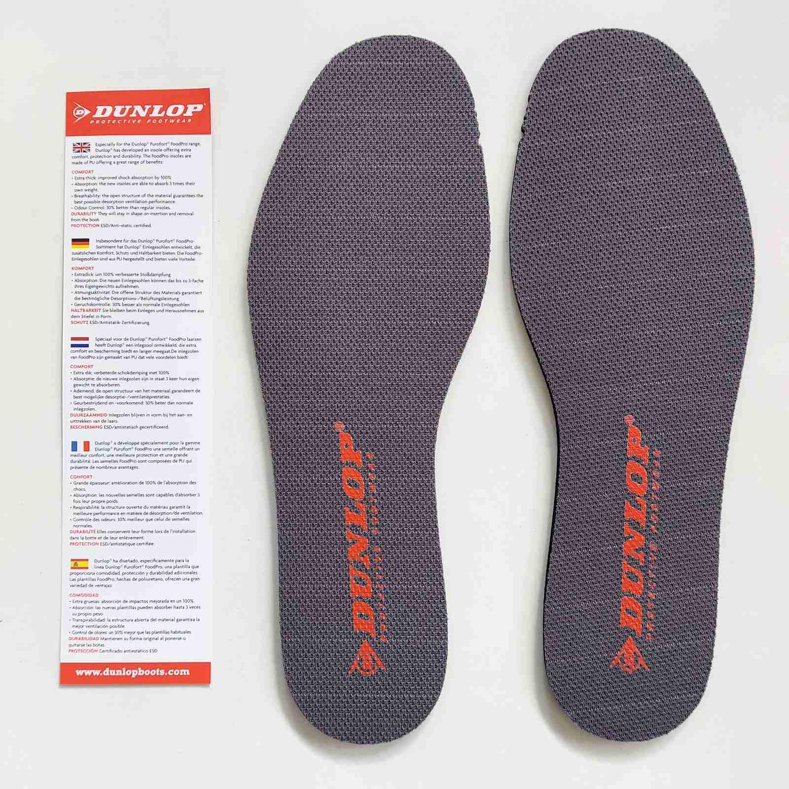 Устілка Dunlop Foodpro Insole для взуття р. 45 (арт. Z930005) - фото 4