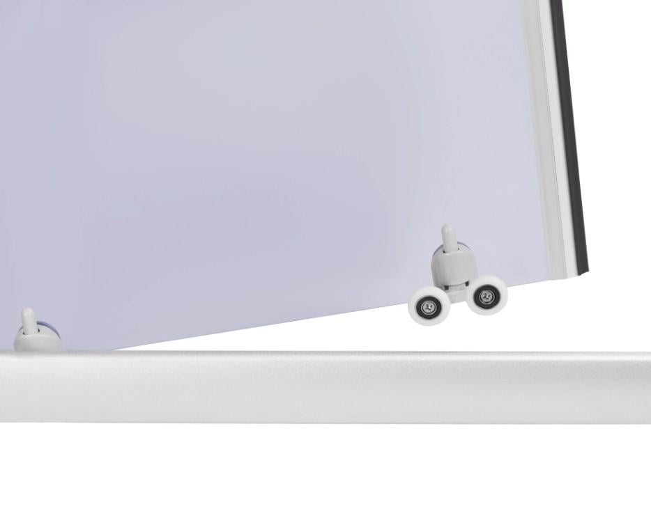 Душевая кабина полукруглая Lidz Latwa SC80x80.SAT.LOW.GR стекло тонированное 4 мм с душевым поддоном Kapielka ST 80x80x15 см (64606) - фото 8