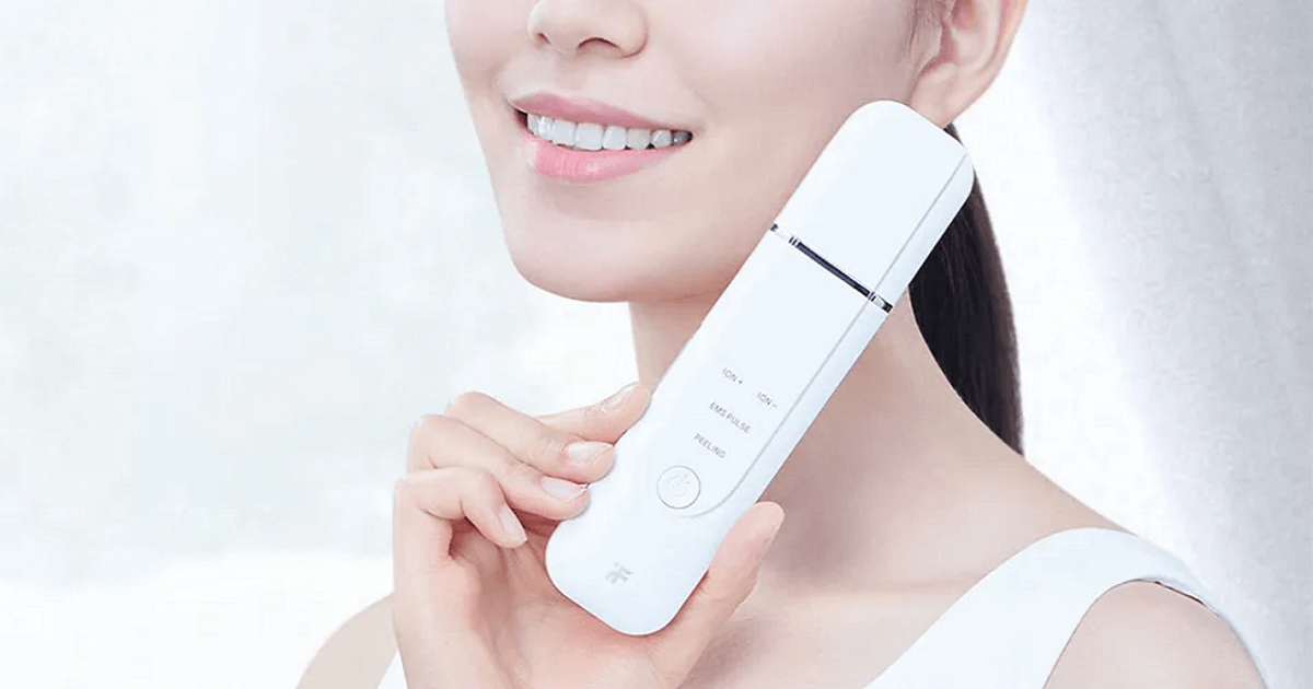 Скрабер ультразвуковий inFace Ion Skin Purifier Eu MS7100 White - фото 4