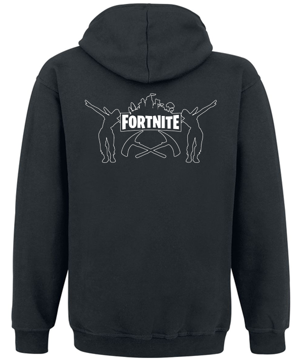 Толстовка з блискавкою "Fortnite Battle Royale" Logo M Чорний (26648) - фото 2