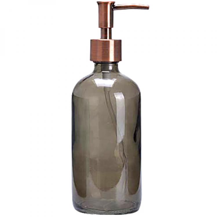 Диспенсер для рідкого мила скляний 500 мл 22x7,5 Black (126705) Диспенсер для рідкого мила скляний 500 мл 22x7,5 Black (126705)