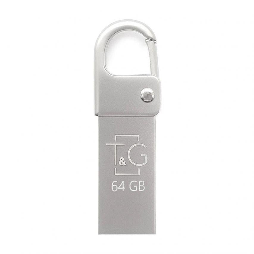 Флеш-пам'ять USB T&G Metal 64GB USB 2.0 з карабіном (027) Флеш-пам'ять USB T&G Metal 64GB USB 2.0 з карабіном (027)