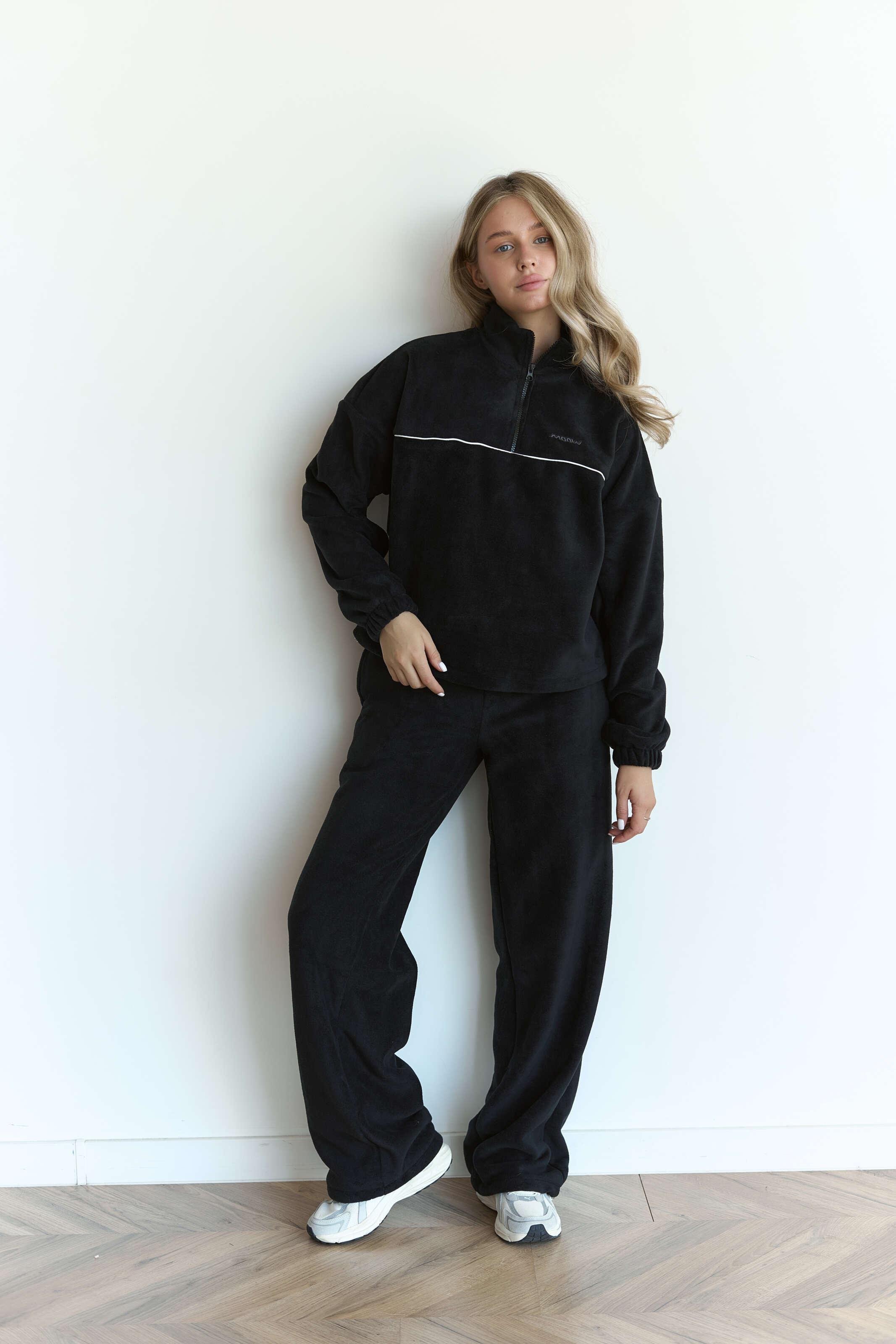 Костюм флісовий FLOW S/M Чорний (10101SM)