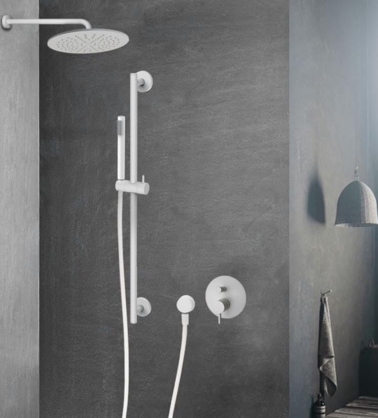 Кронштейн настенный Paffoni для верхнего душа 400 мм ZSOF034BO Белый (147259) - фото 3 Кронштейн настенный Paffoni для верхнего душа 400 мм ZSOF034BO Белый (147259) - фото 3