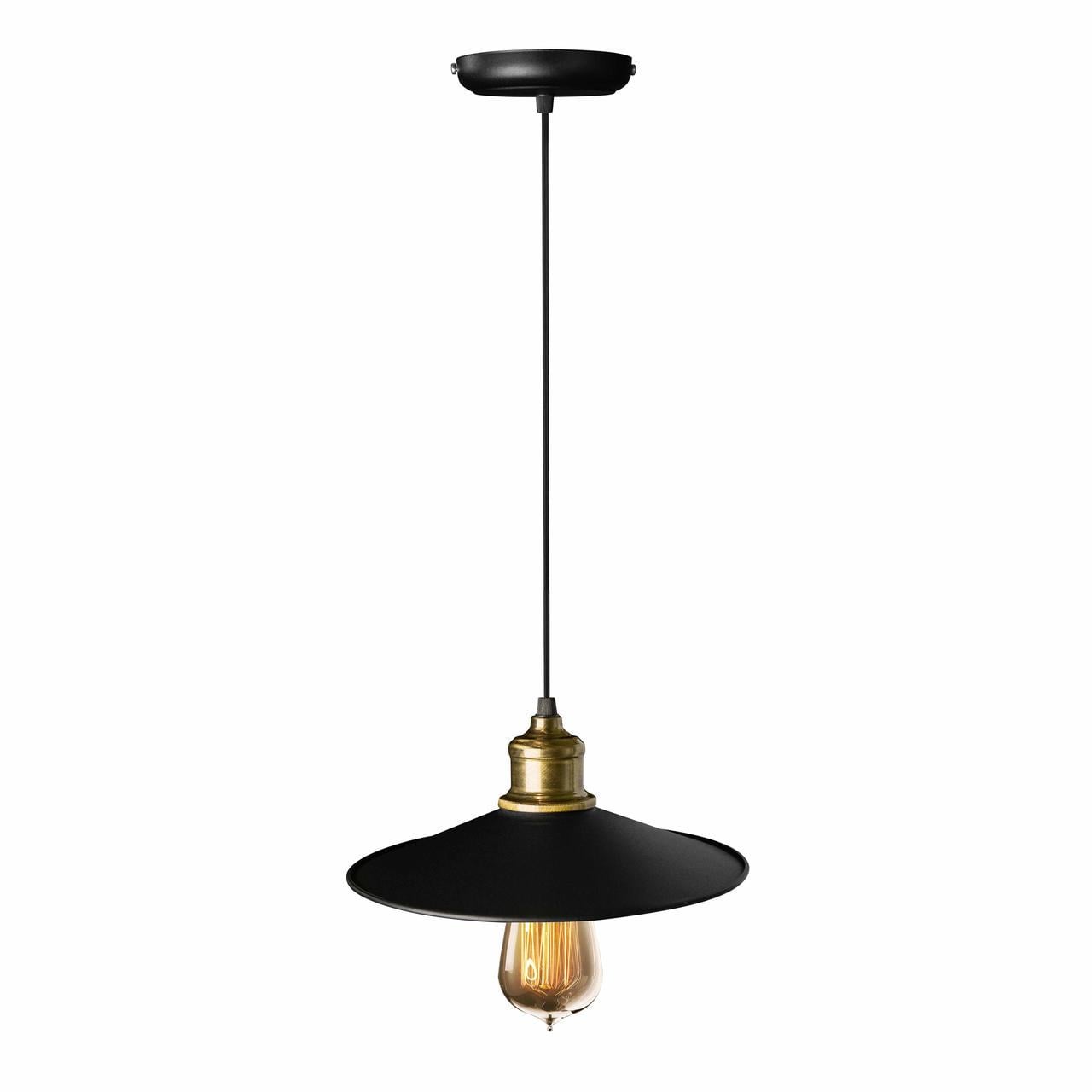 Подвесной светильник MSK Electric Brooklyn NL-117-260 в стиле лофт E27 40 Вт IP 20 Бронзовый/Черный (1269247449)