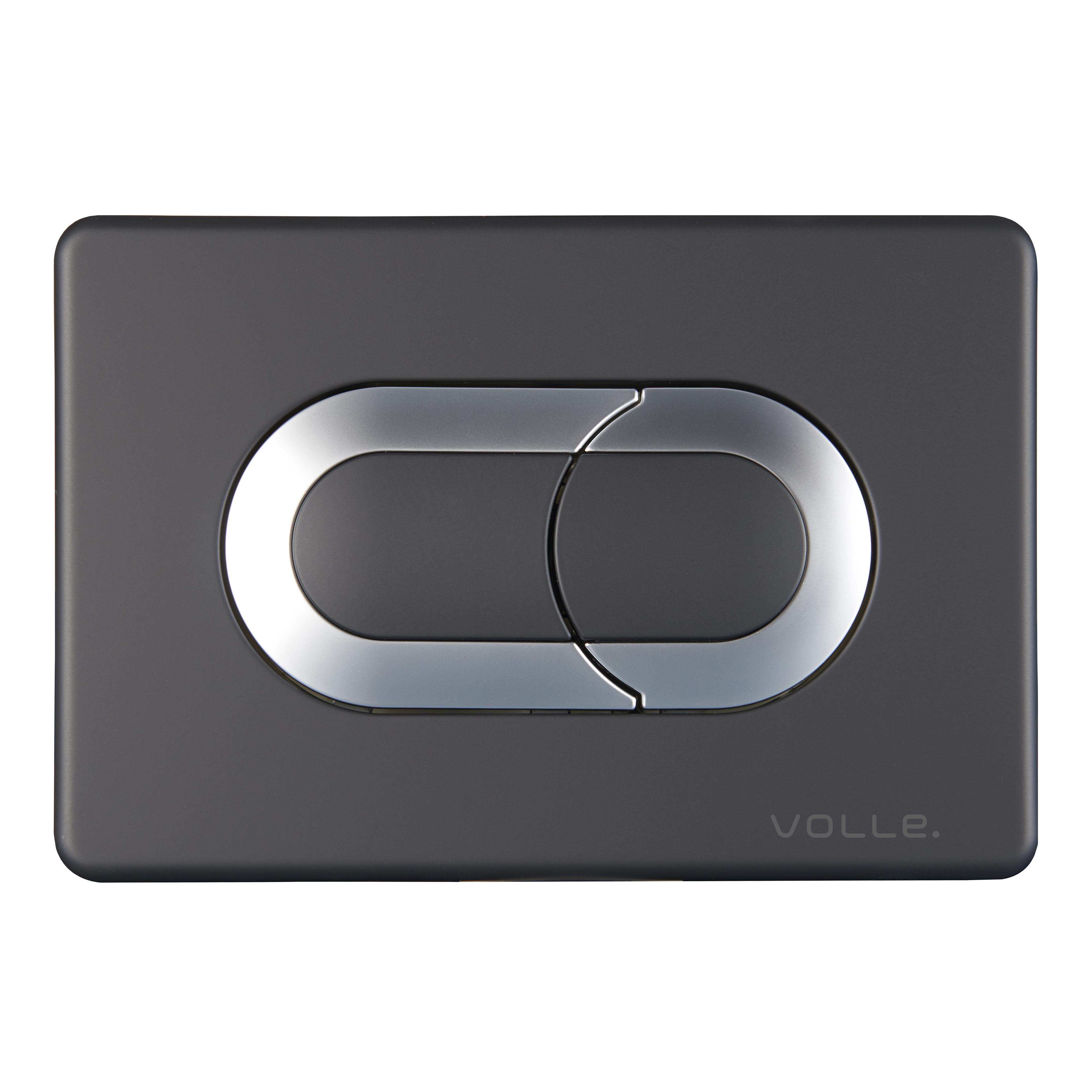 Клавиша смыва VOLLE EGO NEO Soft-Touch Черный (6909573)