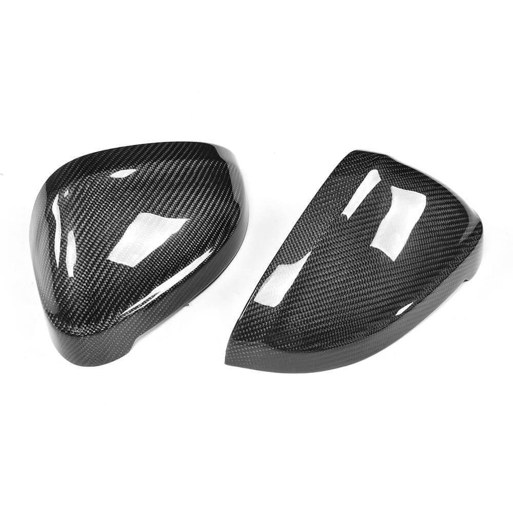 Крышки зеркал V2 DDCarbon для Audi A4 B9 2015-2024 гг. натуральный карбон (132893)