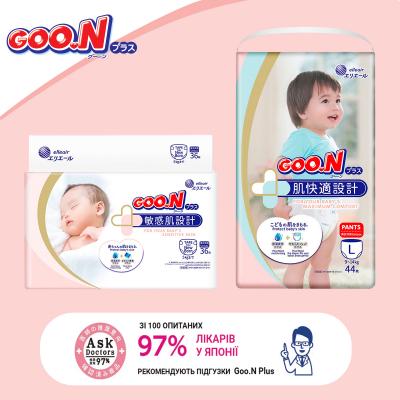 Підгузок GOO.N Plus Big 12-20 кг XL на липучках 42 шт. (843337) - фото 2