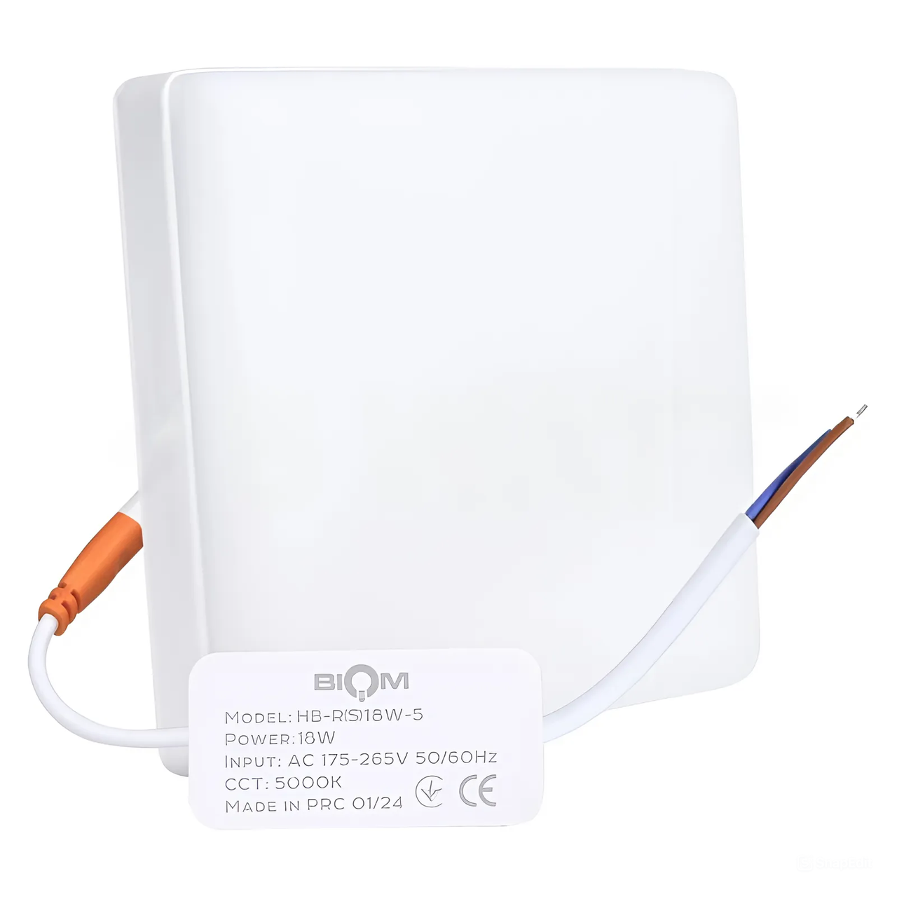 Светильник накладной Biom LED 18W 5000К HB-S18W-5 квадратный (2145104083) Светильник накладной Biom LED 18W 5000К HB-S18W-5 квадратный (2145104083)