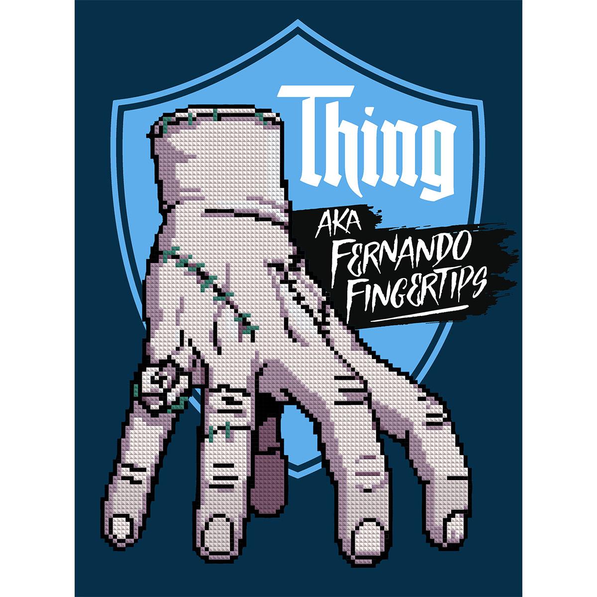 Картина за номерами Santi Wednesday Thing is the best friend з алмазною мозаїкою 30х40 см (954980)