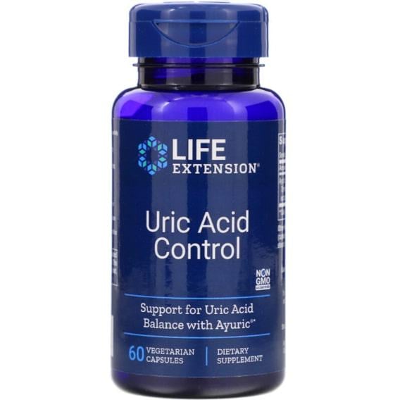 Урологічний препарат Life Extension Uric Acid Control 60 Veg Caps (LEX-19210)