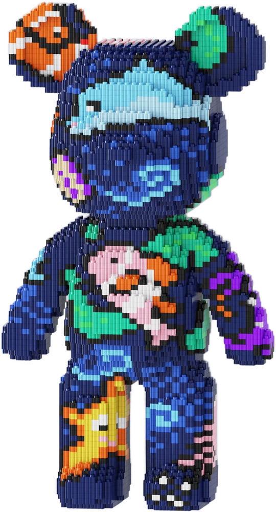 Конструктор 3D Magic Blocks SHLab BB-77 BearBrick Ocean 3688 деталей 47 см (39118) Конструктор 3D Magic Blocks SHLab BB-77 BearBrick Ocean 3688 деталей 47 см (39118)