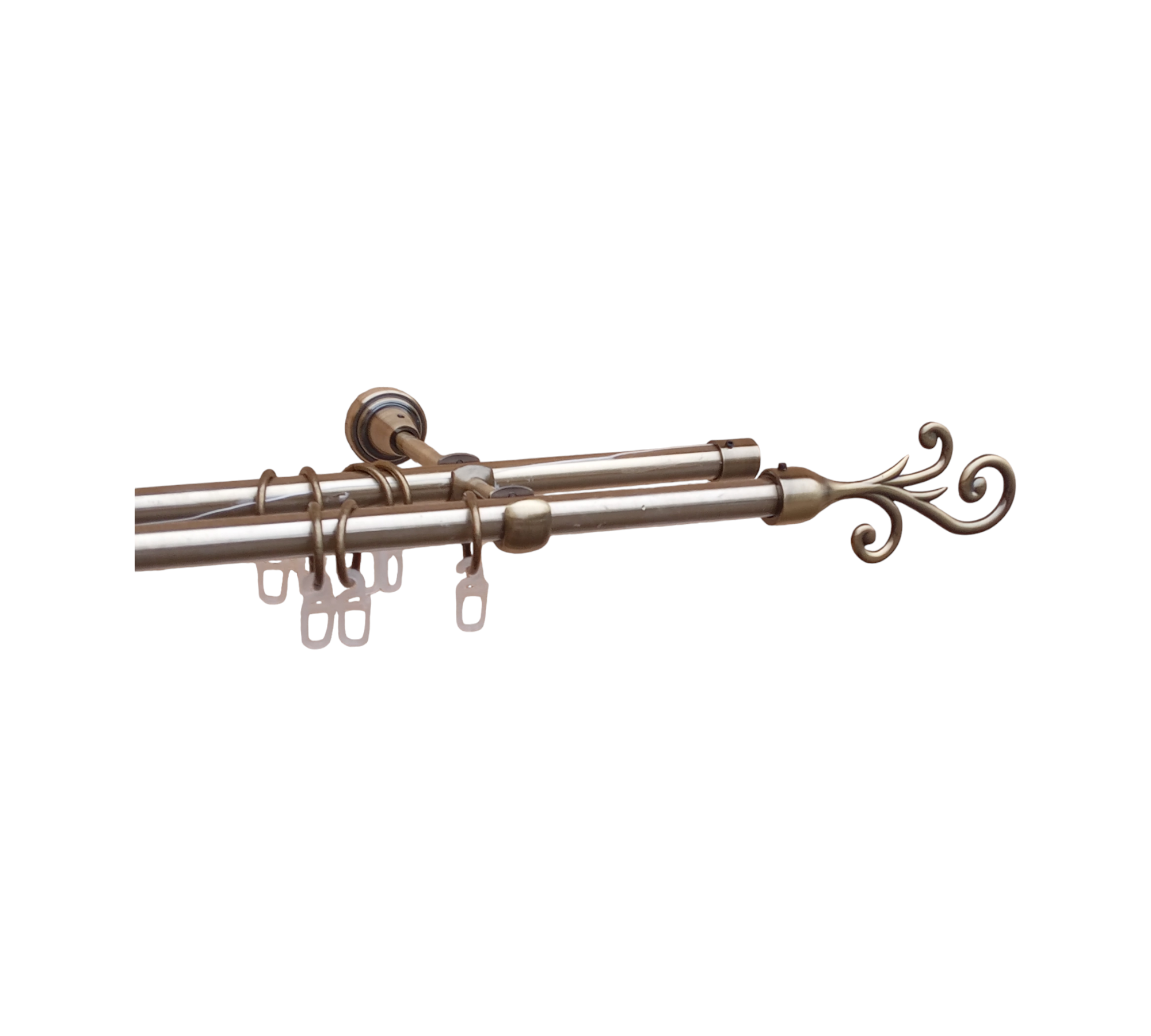 Карниз кований подвійний Фала 16х16 300 см Антик (19530237)