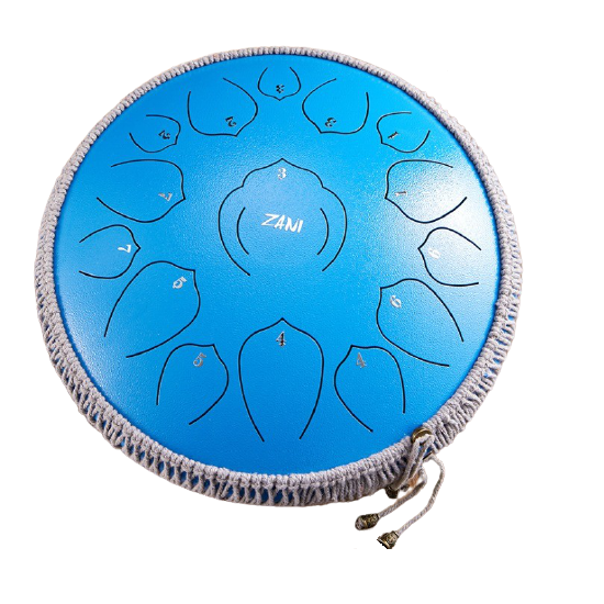 Глюкофон Zani на 15 нот Ø 36 см с сумкой-чехлом Синий