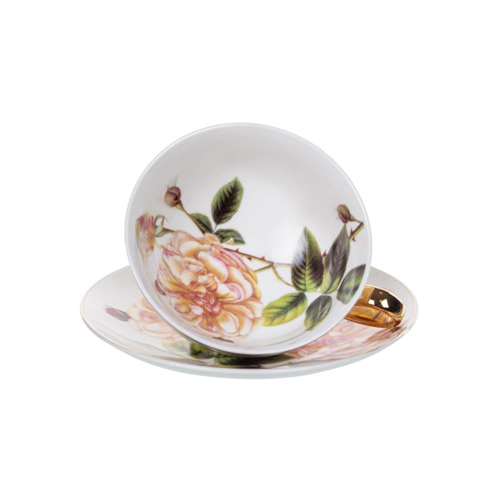 Чашка чайна порцелянова з блюдцем Lefard 975-072 200 мл - фото 2 Чашка чайна порцелянова з блюдцем Lefard 975-072 200 мл - фото 2
