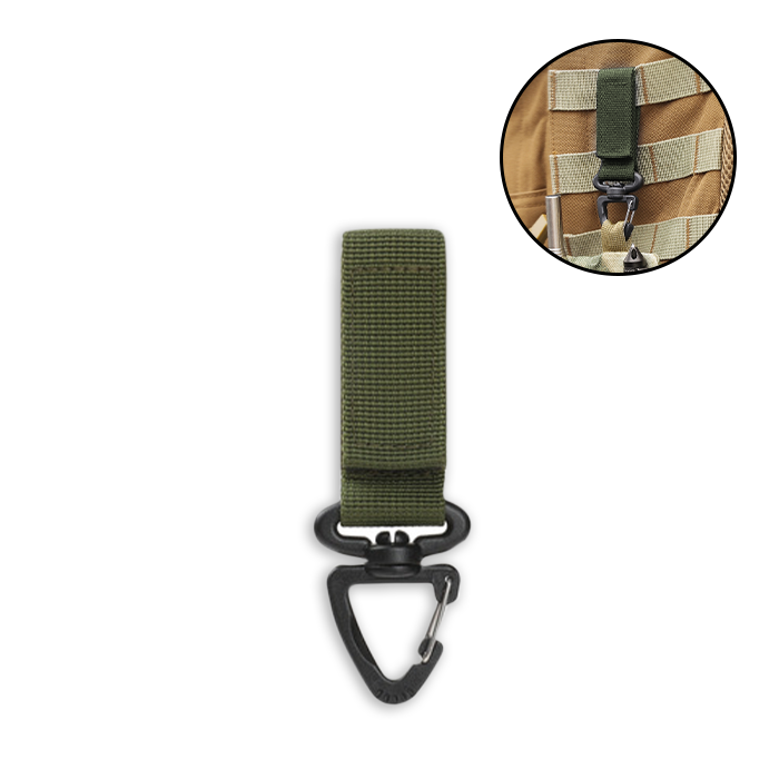 Карабін що обертається на 360 градусів кріплення Molle Оливковий (TTM-06 A_14 №2) - фото 2 Карабін що обертається на 360 градусів кріплення Molle Оливковий (TTM-06 A_14 №2) - фото 2
