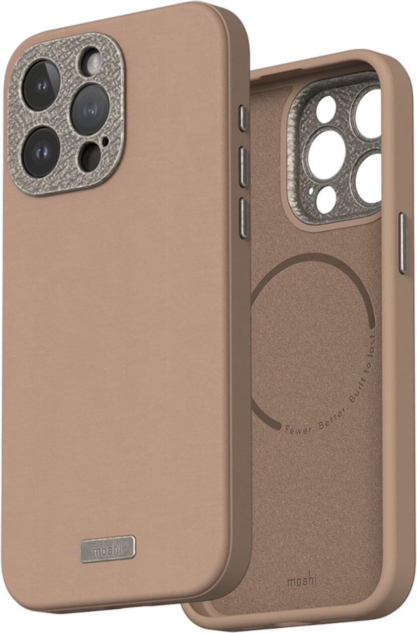 Чехол-накладка Moshi Napa Slim Hardshell Case Woodsmoke Brown для iPhone 15 Pro Max (99MO231108)