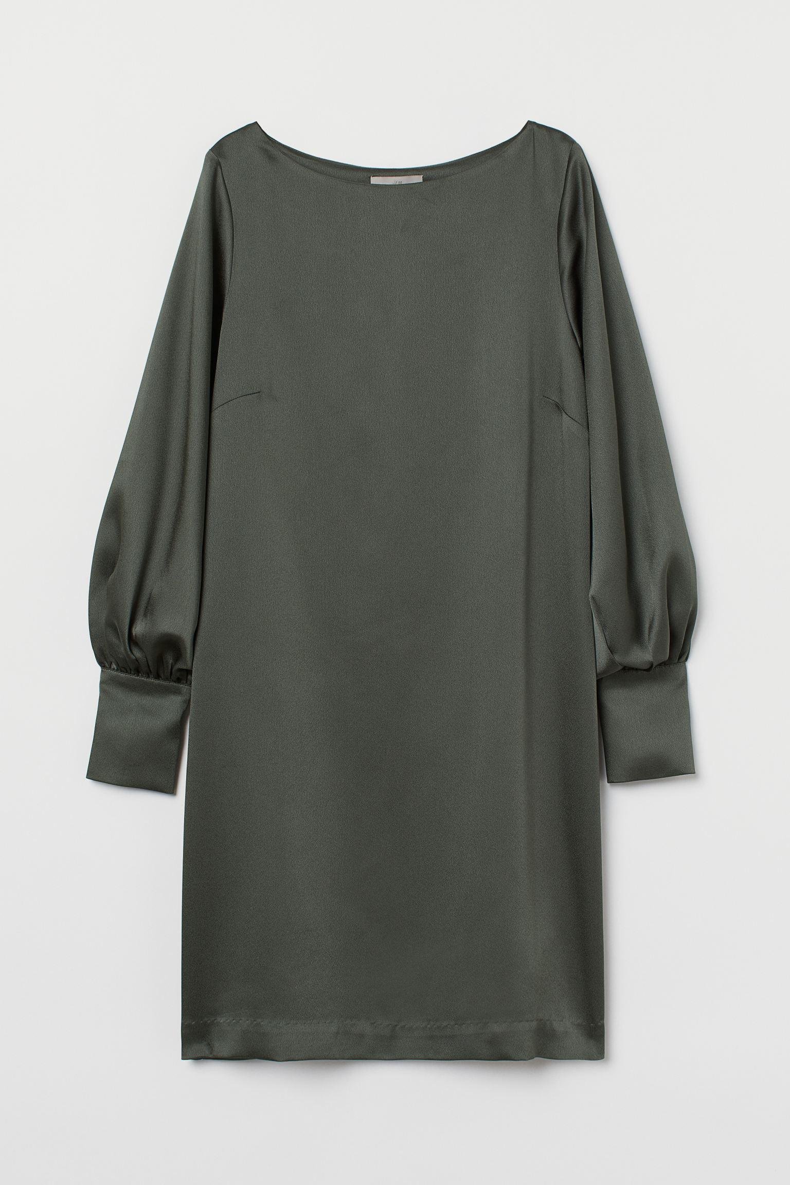 Платье H&M XS Темно-зеленый (23128572271)