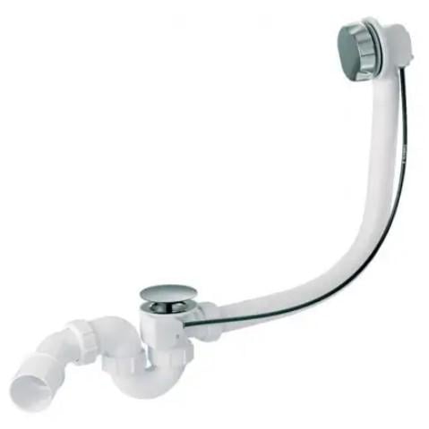 Сифон для ванны Mcalpine автомат Белый (HC31M-WH)