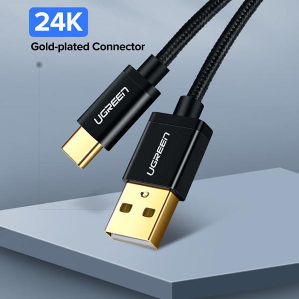 Кабель Ugreen USB Type-C US174 1 м Чорний - фото 3