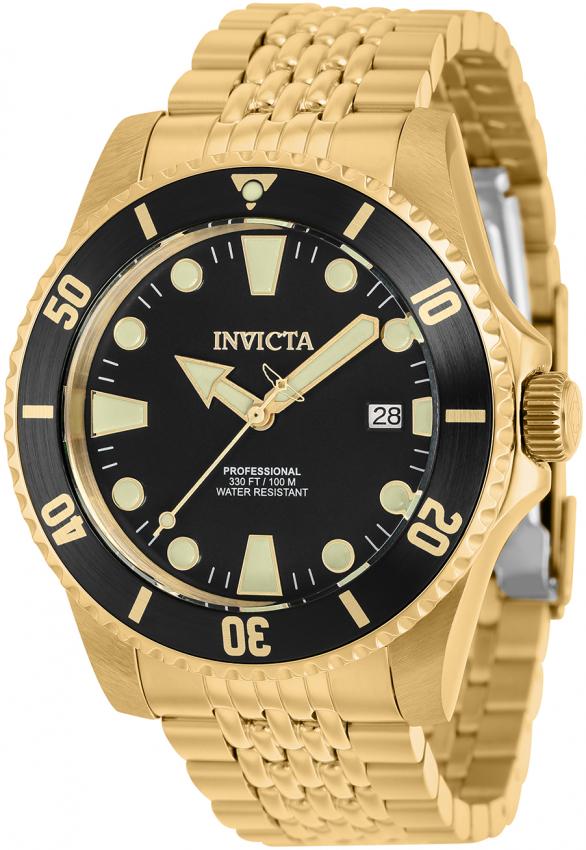 Годинник із золотистим ремінцем Invicta 39758 Automatic Годинник із золотистим ремінцем Invicta 39758 Automatic