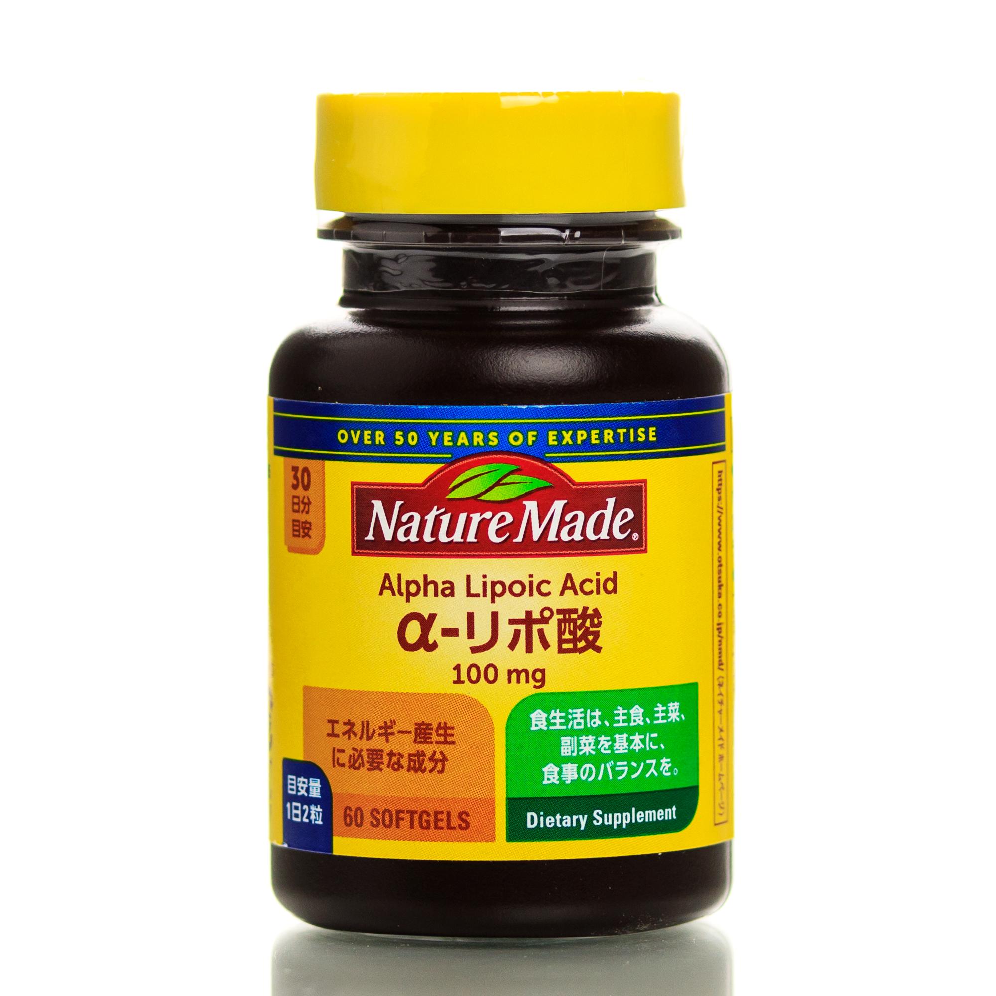 БАД Nature Made Alpha Lipoic Acid 60 шт. (1068d2b9-27be-11ef-80f3-855f813a4027)