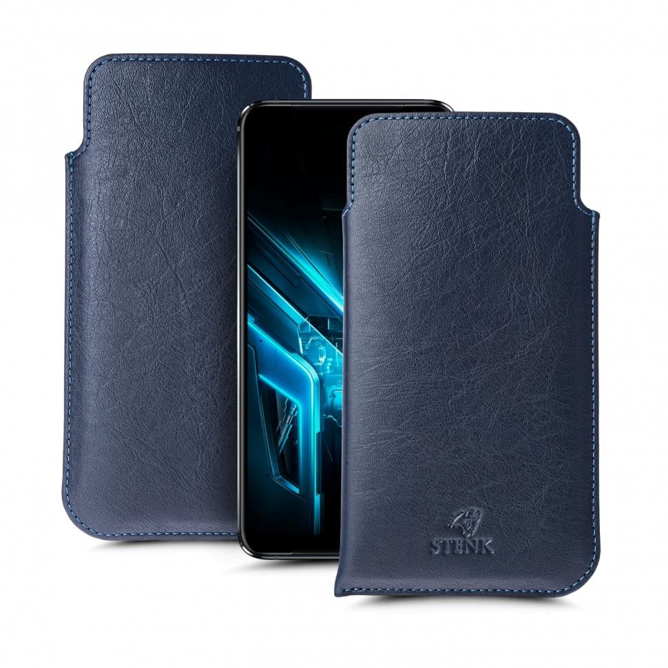 Футляр Stenk Elegance для ASUS ROG Phone 3 (ZS661KS) Синий (67397) Футляр Stenk Elegance для ASUS ROG Phone 3 (ZS661KS) Синий (67397)