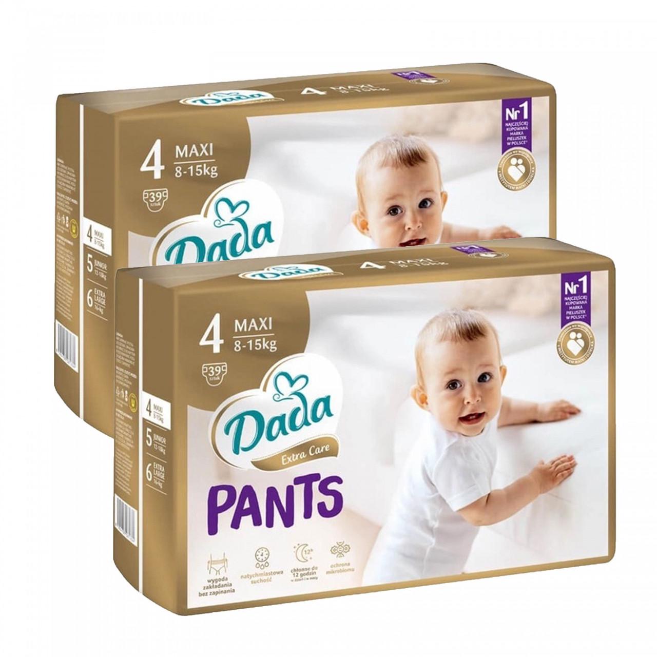 Підгузки-трусики дитячі одноразові Dada Extra Care 4 Maxi 8-15 кг 78 шт. (1838195565)