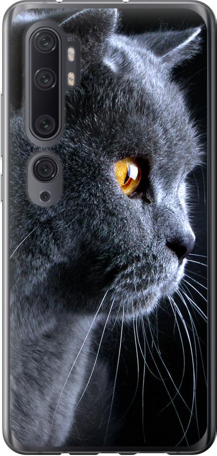 Чехол на Xiaomi Mi Note 10 Красивый кот (3038u-1820-42517)