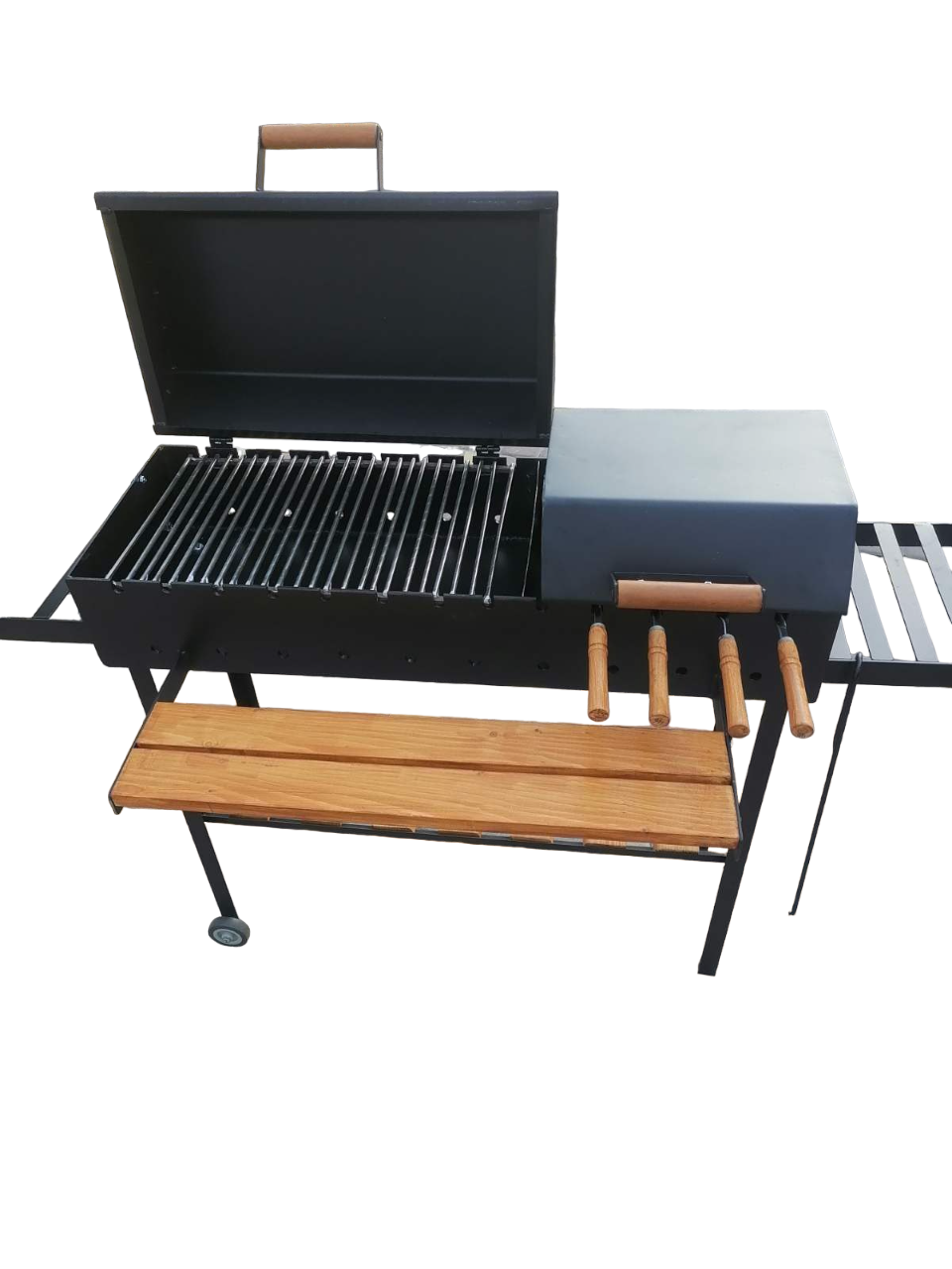 Мангал со съемной жаровней 145x85x60 см 5 мм (12270184)