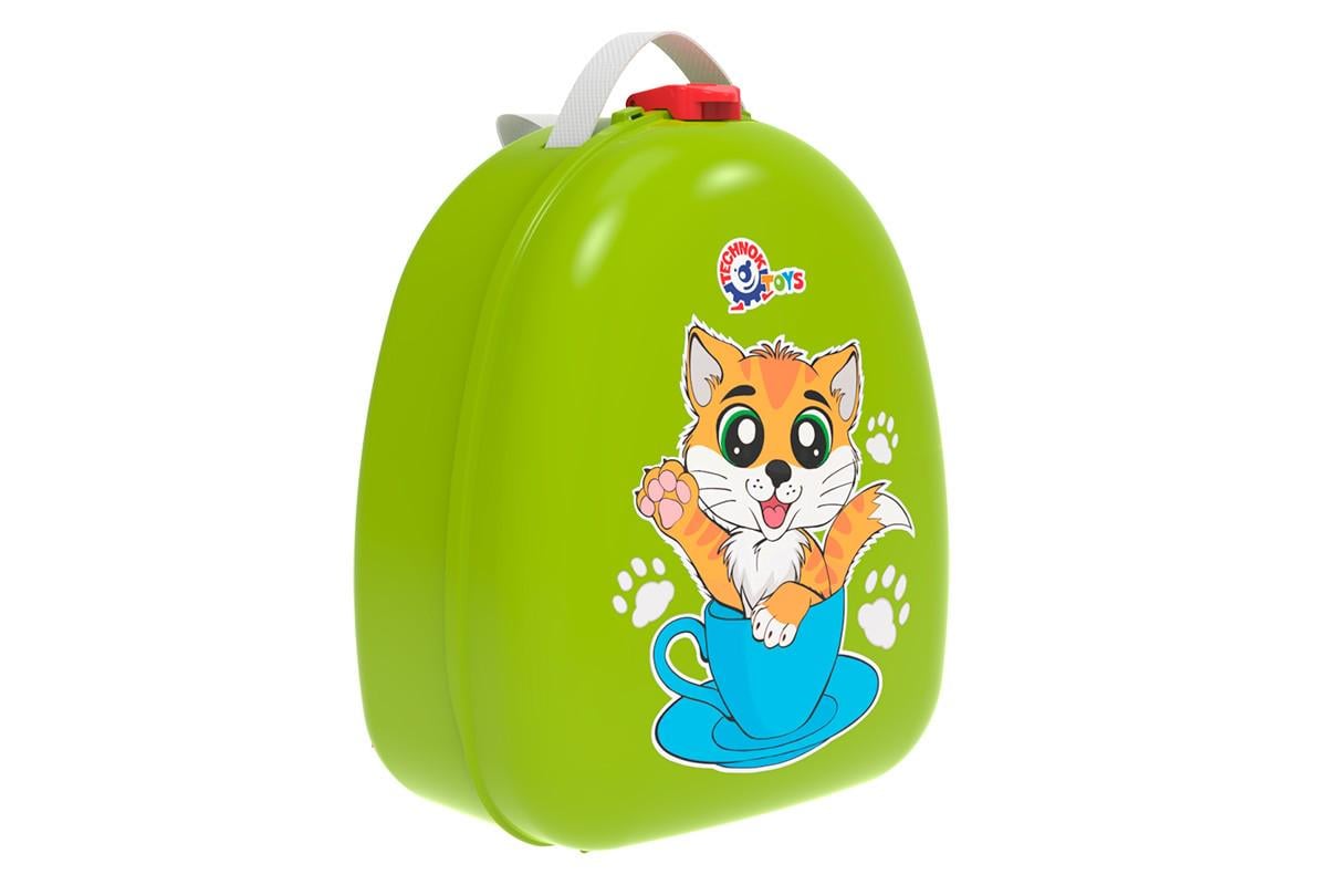 Игровой рюкзак Технок с посудой и продуктами пластиковый 8225 (28337421) Игровой рюкзак Технок с посудой и продуктами пластиковый 8225 (28337421)